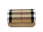 Burberry Small Leather Madison Crossbody Check Bag