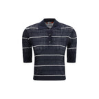 Max Mara Blue Silk Polo Shirt