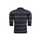 Max Mara Blue Silk Polo Shirt