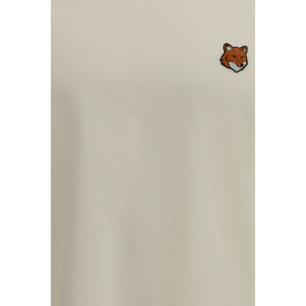 Maison Kitsuné Beige Cotton T-Shirt