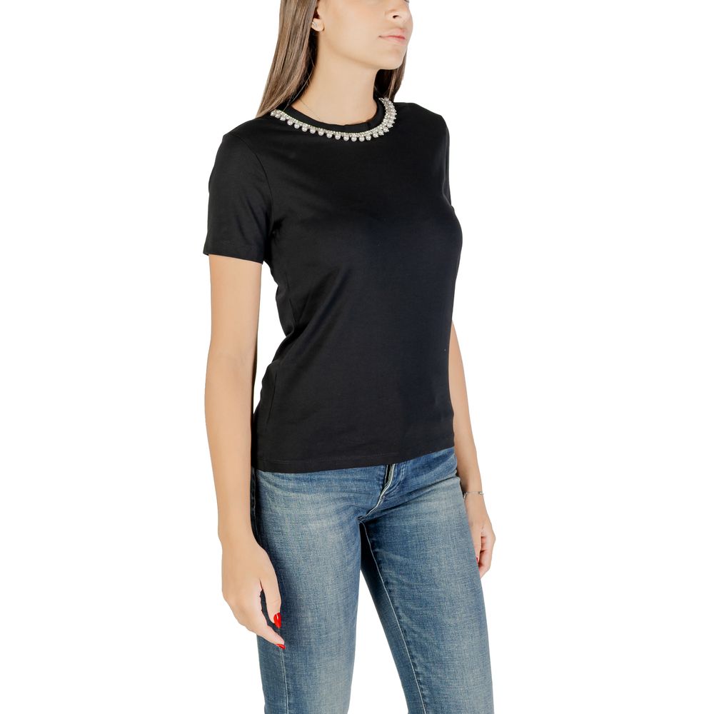 Only Black Cotton T-Shirt