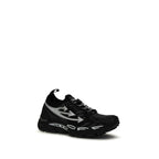 Off-White Black Polyester Athletic Sneakers