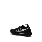 Off-White Black Polyester Athletic Sneakers