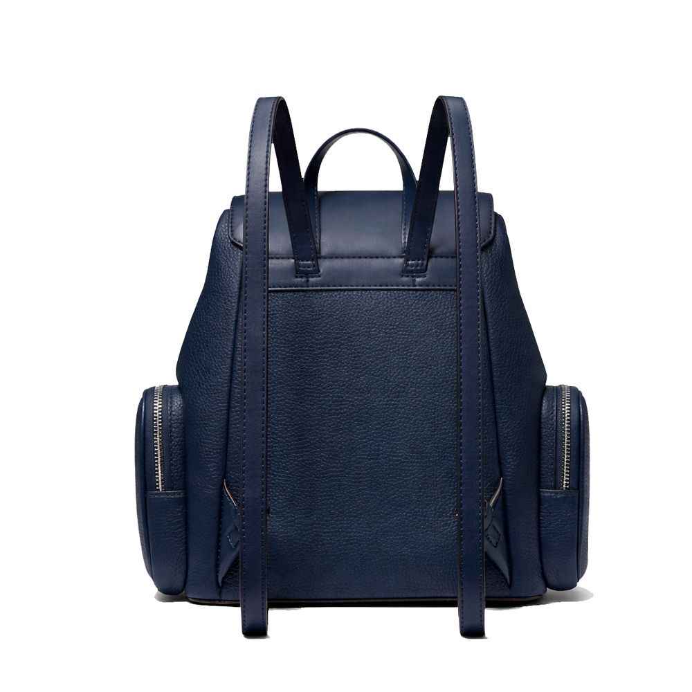 Michael Kors Blue Fur Backpack