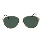 Polaroid Gold Metal Sunglasses
