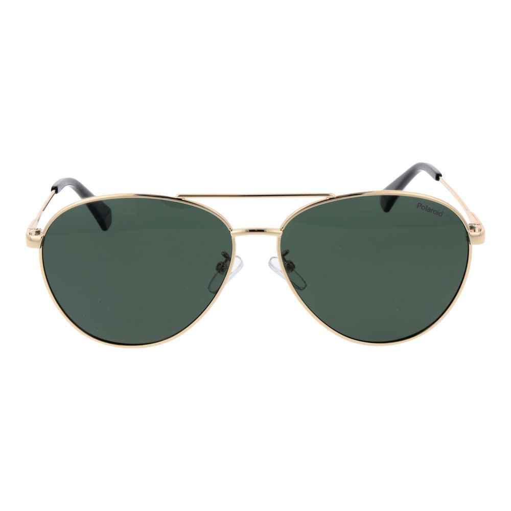 Polaroid Gold Metal Sunglasses