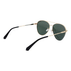 Polaroid Gold Metal Sunglasses