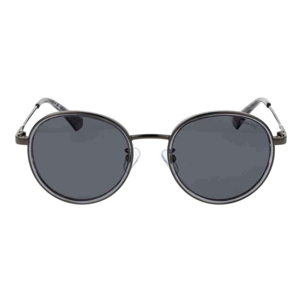 Polaroid Gray Stainless Steel Sunglasses