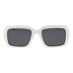 Polaroid White Plastic Sunglasses