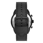 Fossil Black Leather Sport Watch