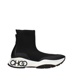 Jimmy Choo Black Fabric Ankle Boots