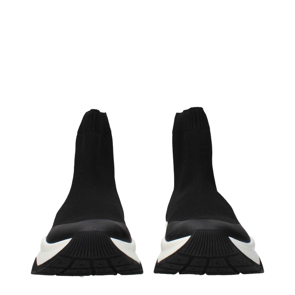 Jimmy Choo Black Fabric Ankle Boots