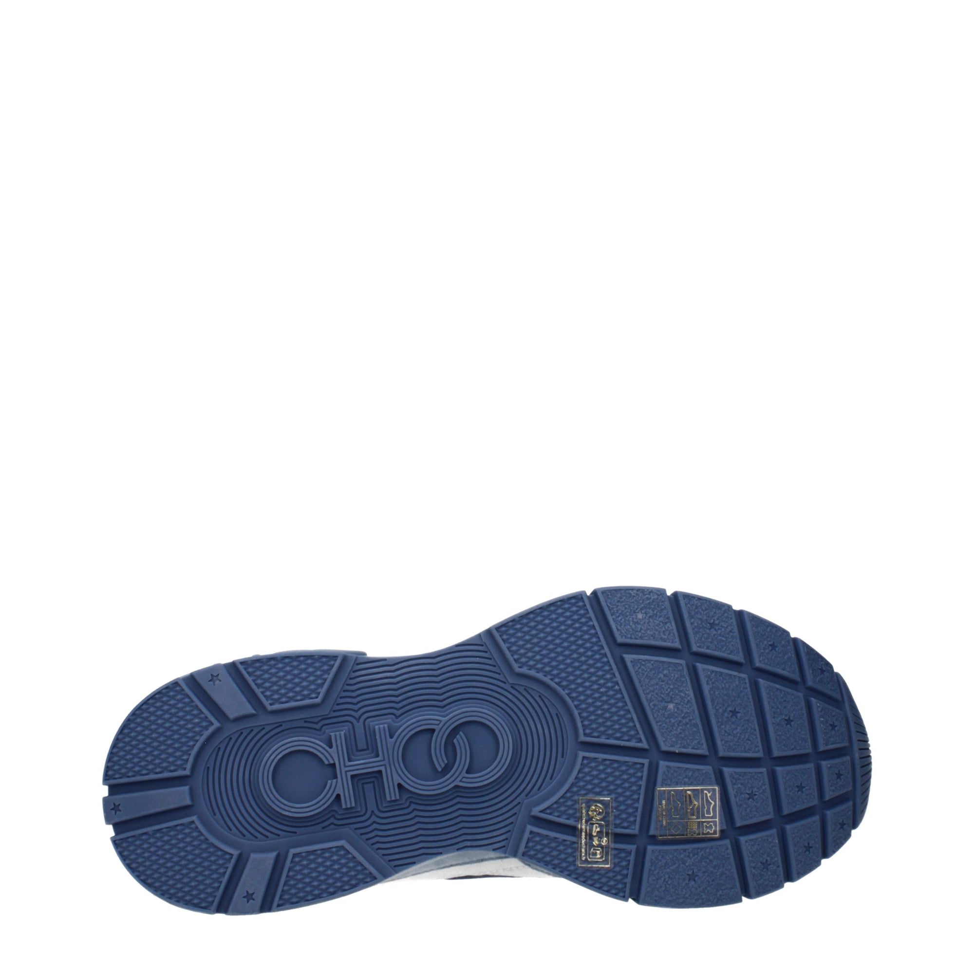 Jimmy Choo Blue Fabric Sneakers