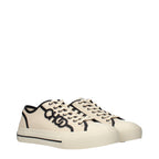 Jimmy Choo Beige Fabric Low Top Sneakers