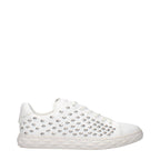 Jimmy Choo White Leather Sneakers