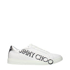 Jimmy Choo White Leather Sneakers