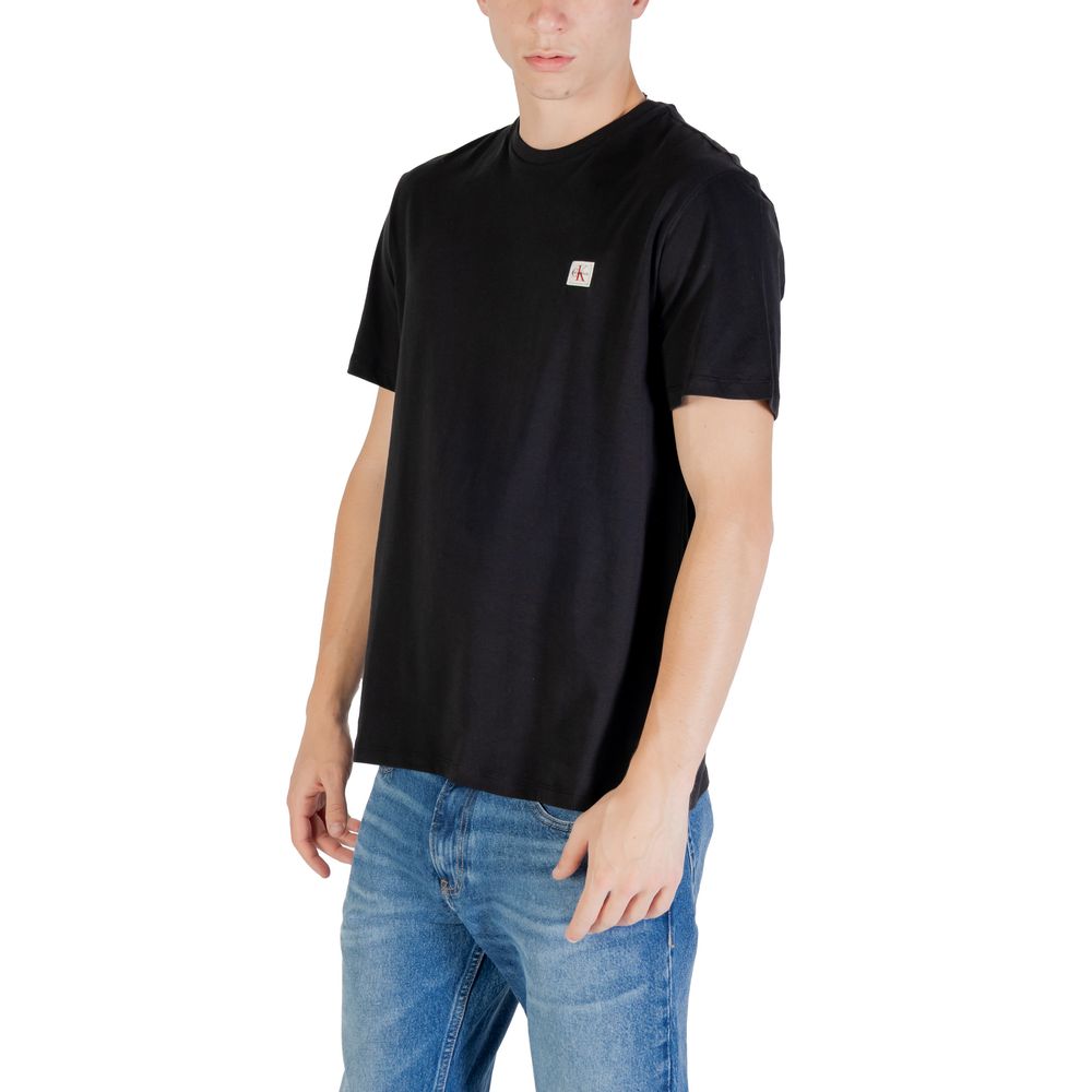Calvin Klein Jeans Black Cotton T-Shirt