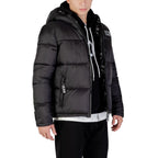 Icon Black Polyester Coat