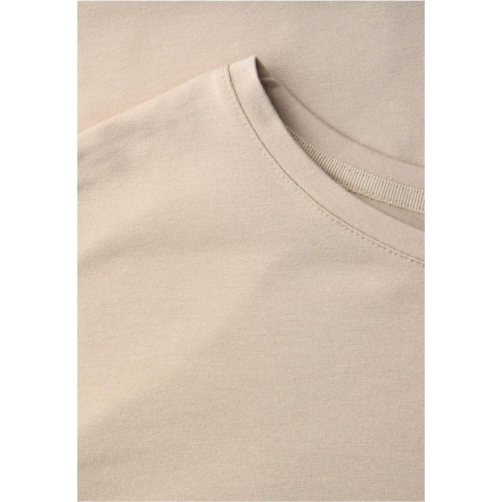 Street One Beige Viscose T-Shirt