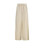 Max Mara Beige Linen Casual Pants