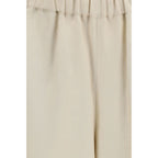 Max Mara Beige Linen Casual Pants