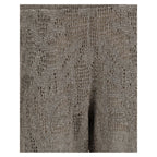 Brunello Cucinelli Brown Linen Casual Pants