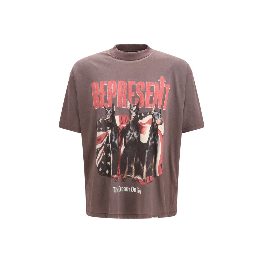 Represent Black Cotton T-Shirt