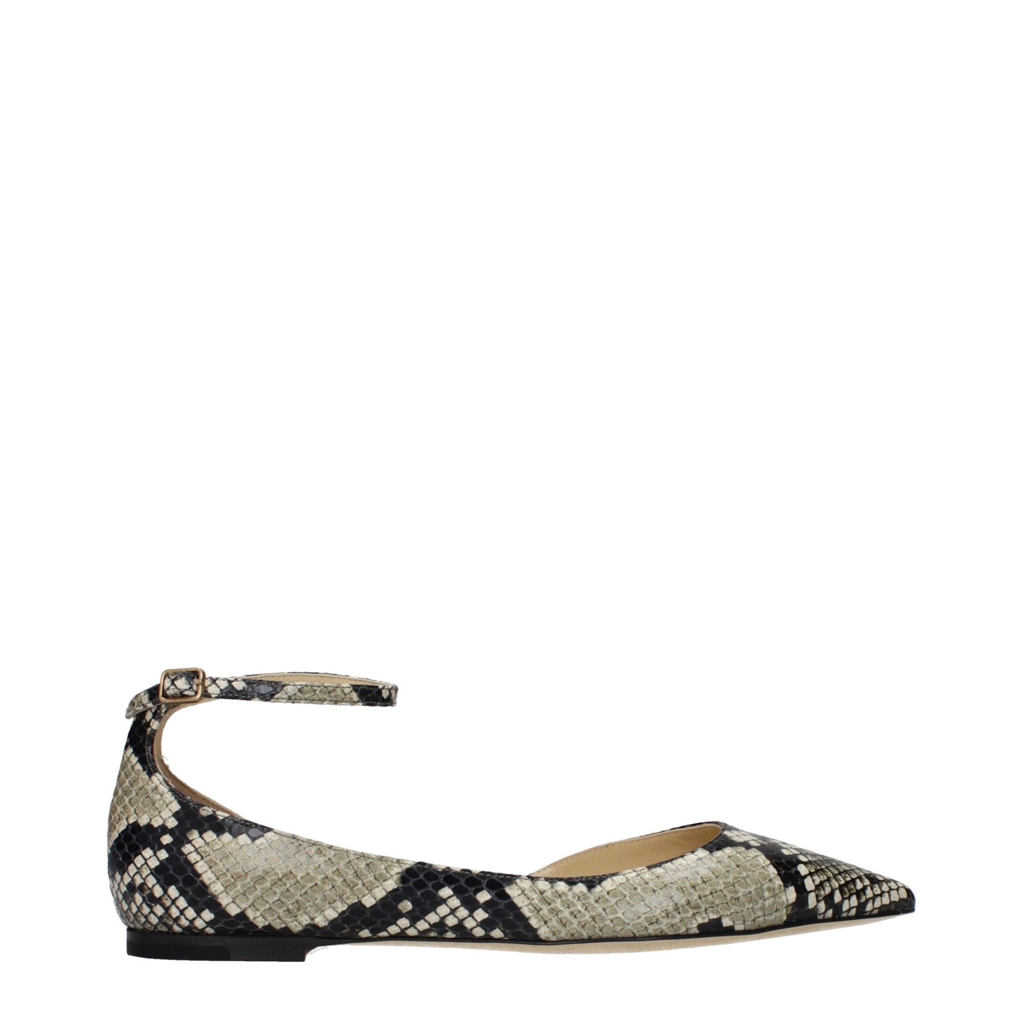 Jimmy Choo Multicolor Leather Ballet Flats