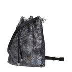 Jimmy Choo Black Satin Crossbody Bag