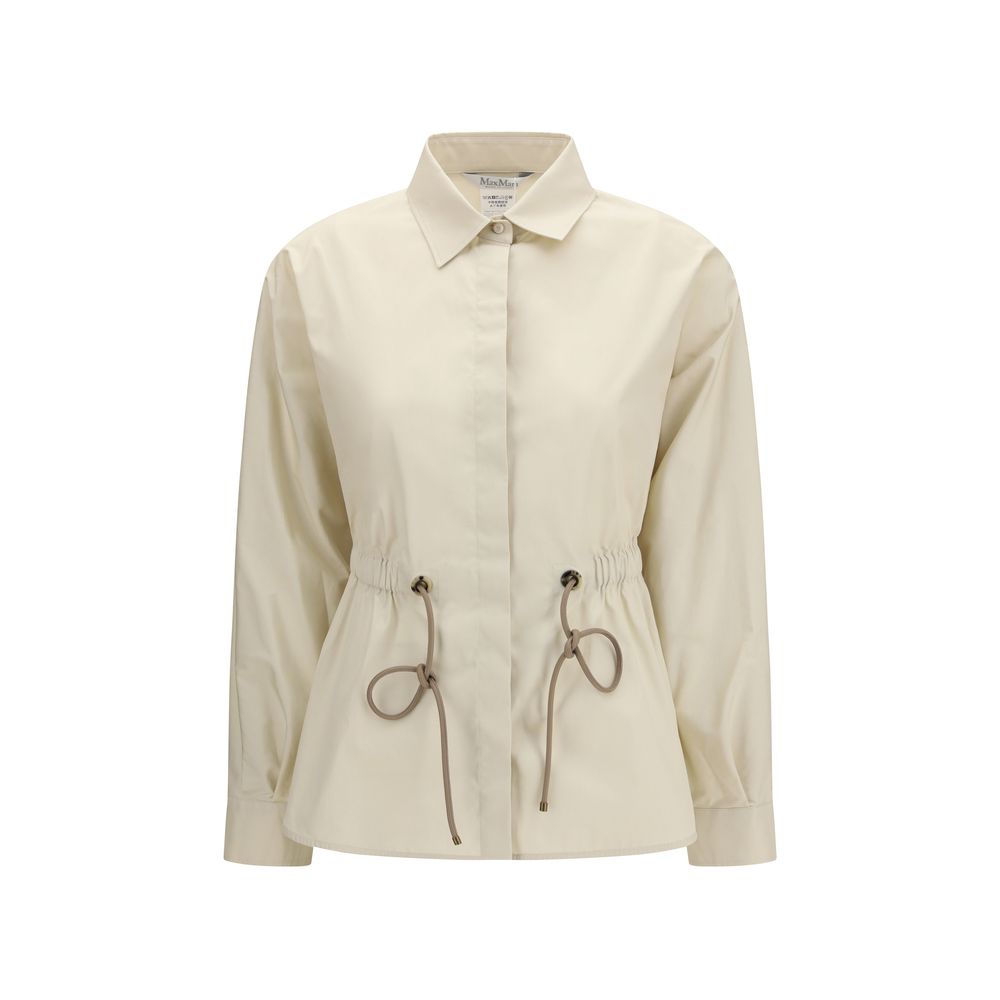 Max Mara Beige Cotton Shell Jacket