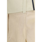 Max Mara Beige Cotton Casual Pants