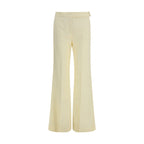 Max Mara Bicolor Viscose Flared Pants