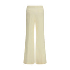 Max Mara Bicolor Viscose Flared Pants
