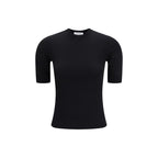 Max Mara Black Viscose T-Shirt
