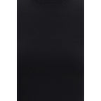 Max Mara Black Viscose T-Shirt