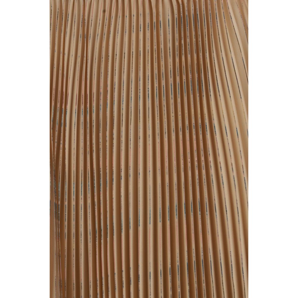 Fabiana Filippi Beige Polyester Midi Skirt