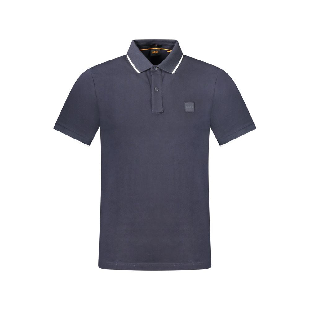 Hugo Boss Blue Cotton Men's Polo-Shirt