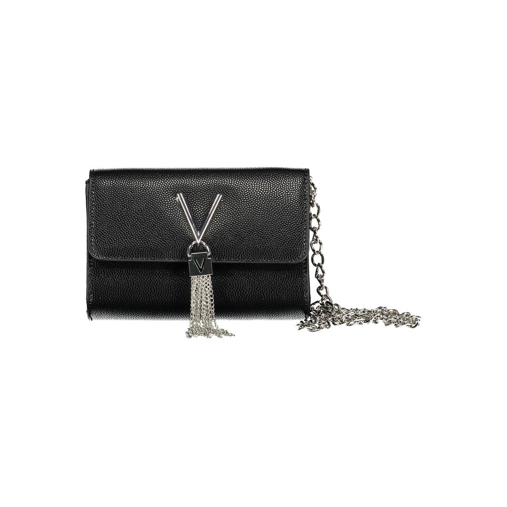 Mario Valentino Black Polyurethane Women Handbag