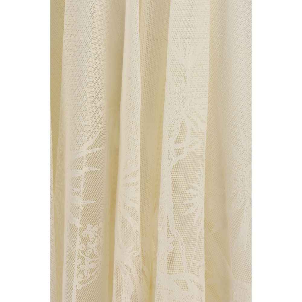 Fabiana Filippi Beige Cotton Long Skirt