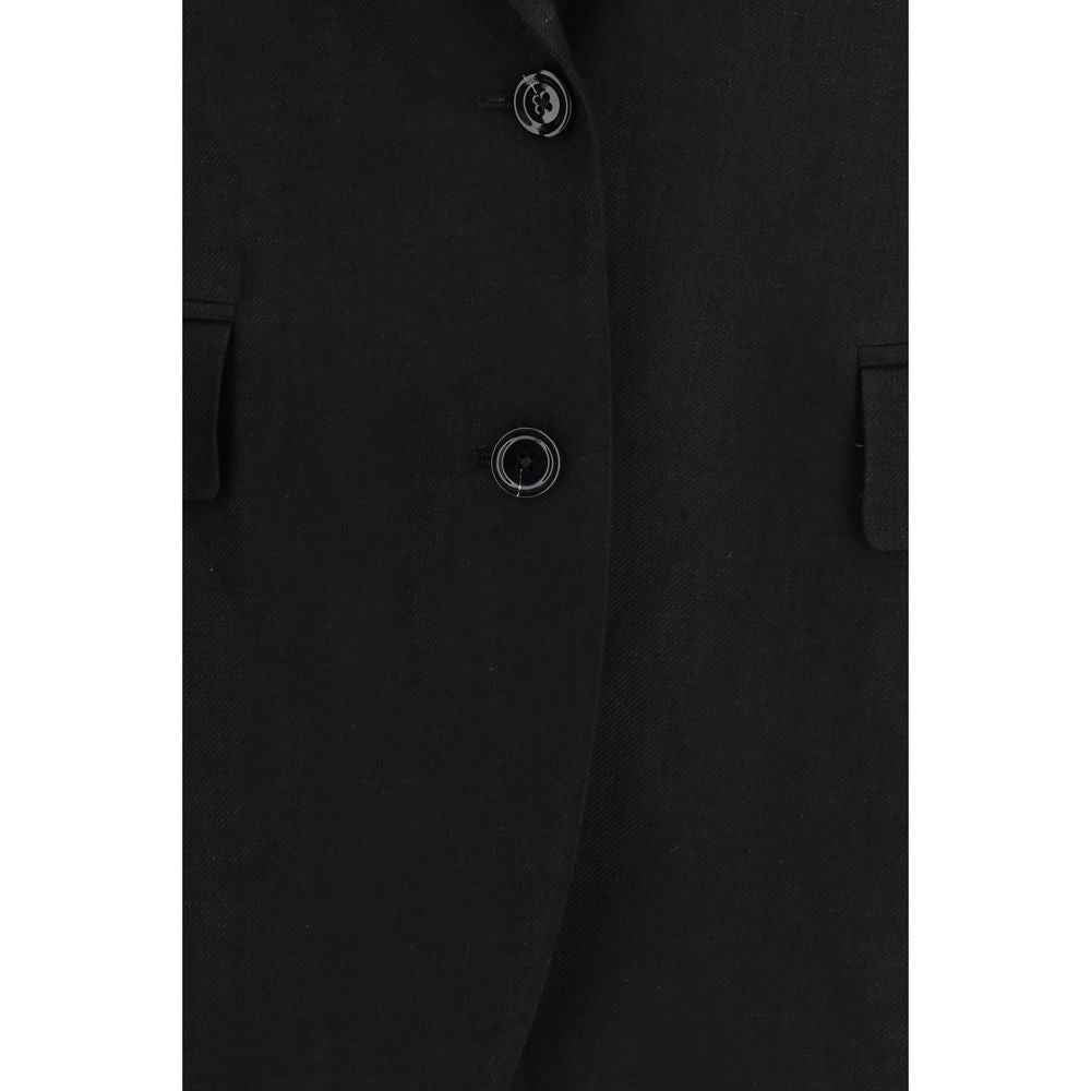 Lardini Black Linen Blazer