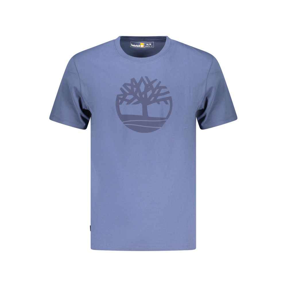 Timberland Blue Organic Cotton Men T-Shirt