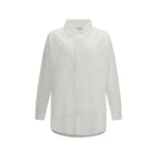Our Legacy White Cotton Pattern Shirt
