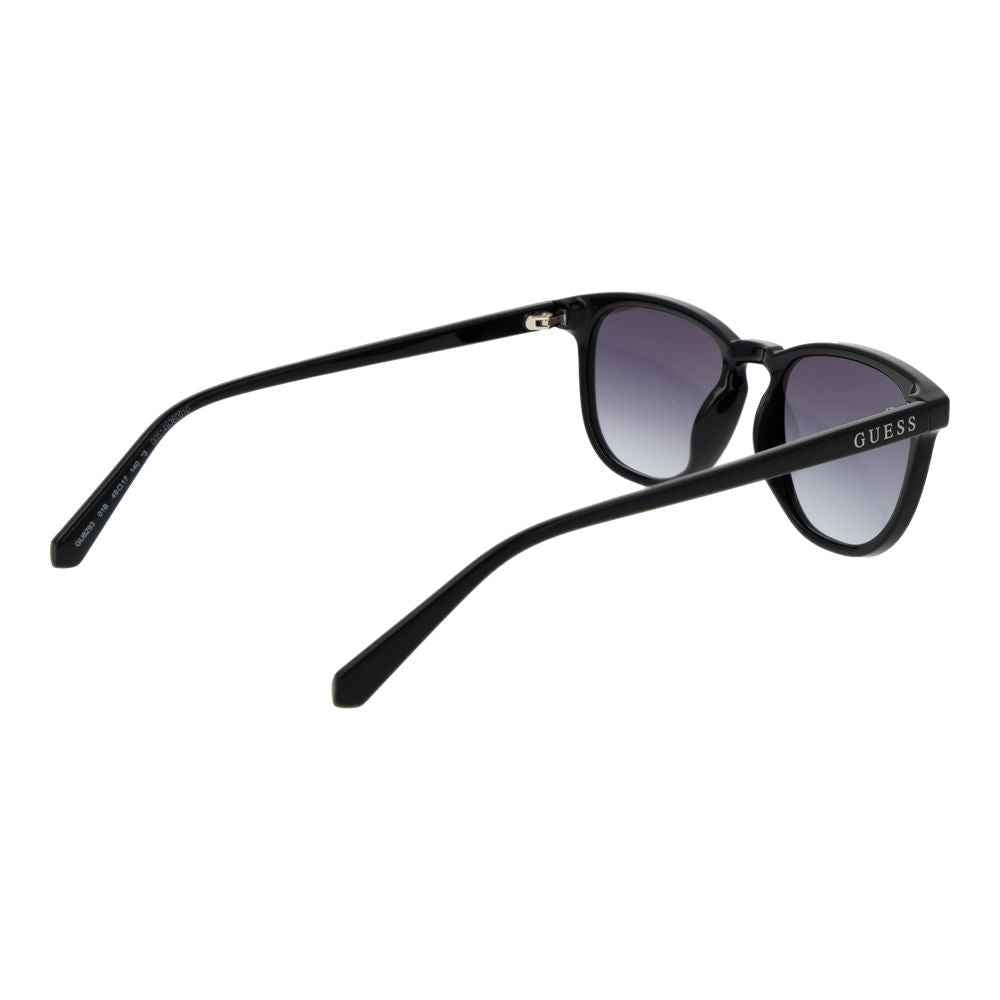 Guess Black Stainless Steel Sunglasses