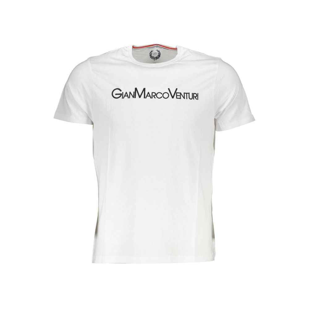 Gianmarco Venturi White Cotton Men T-Shirt