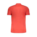 Gianmarco Venturi Red Cotton Men Polo Shirt