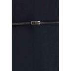 Fabiana Filippi Blue Viscose Long Dress