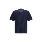 Ami Paris Blue Cotton T-Shirt