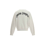 Palm Angels Beige Cotton Sweatshirt