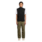 Lyle & Scott Black Polyester Sleeveless Jacket