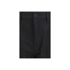 Burberry Black Cotton Chino Pants